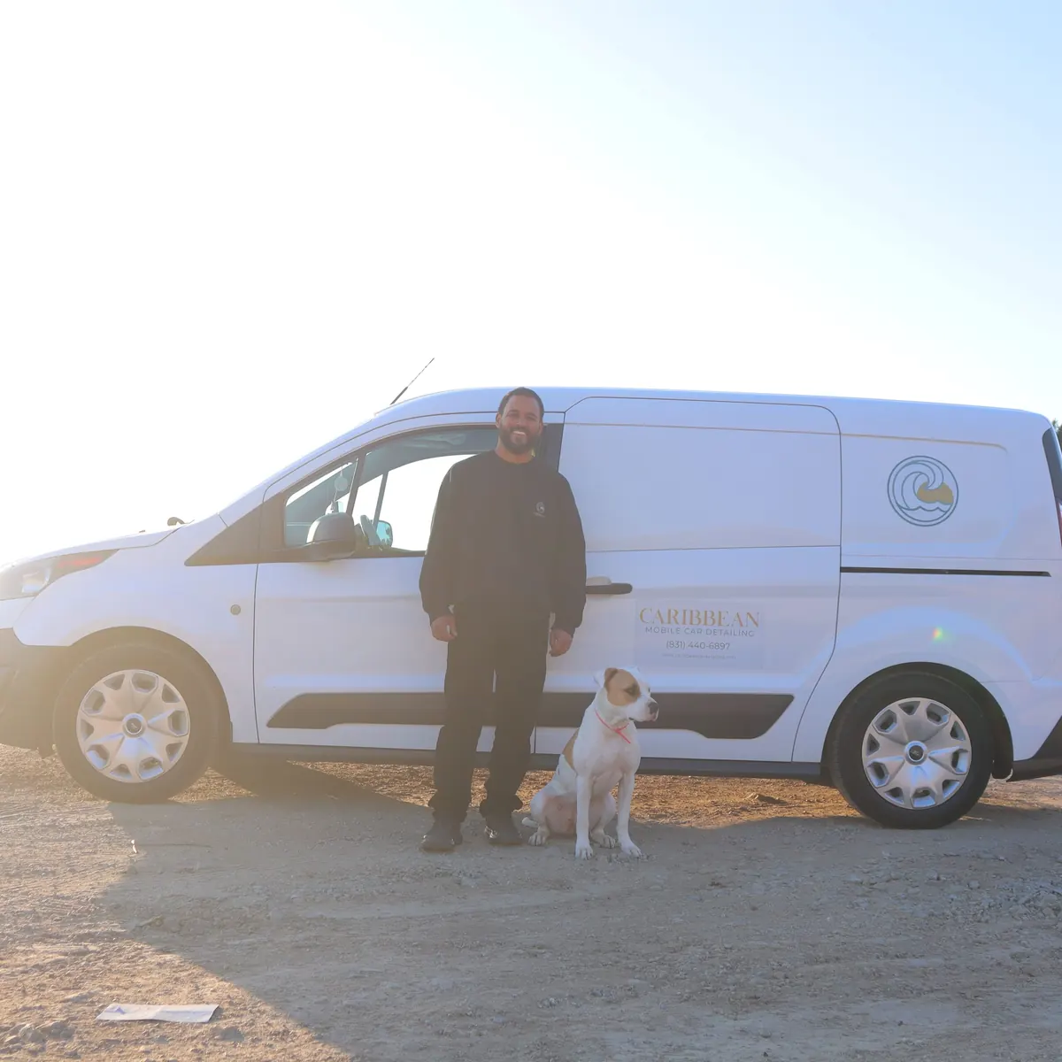 The Caribbean mobile detailing van in Santa Cruz
